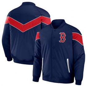 Boston Red Sox Darius Rucker Baseball Raglan Full-Snap Jacket Navy