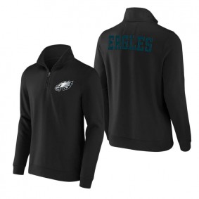 Eagles NFL x Darius Rucker Collection Gray Tri-Blend Quarter-Zip Sweatshirt