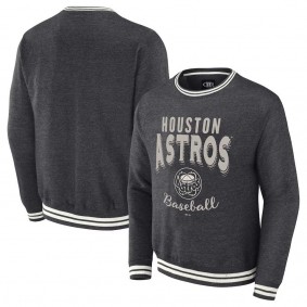 Houston Astros Darius Rucker Vintage Pullover Sweatshirt Heather Charcoal
