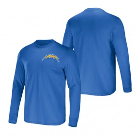 Men's Los Angeles Chargers NFL x Darius Rucker Collection by Fanatics Powder Blue Team Long Sleeve T-Shirt