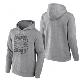 Men's New Orleans Saints NFL x Darius Rucker Collection by Fanatics Heathered Gray 2-Hit Pullover Hoodie