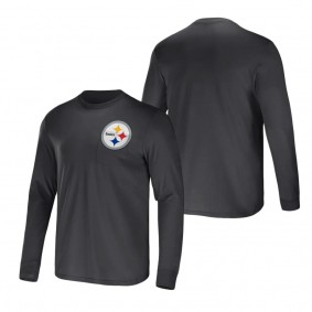 Men's Pittsburgh Steelers NFL x Darius Rucker Collection by Fanatics Black Team Long Sleeve T-Shirt