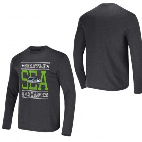 Men's Seattle Seahawks NFL x Darius Rucker Collection by Fanatics Heathered Charcoal Long Sleeve T-Shirt