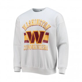 Men's Washington Commanders NFL x Darius Rucker Collection by Fanatics White Sponge Fleece Pullover Sweatshirt