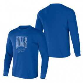 Men's Buffalo Bills NFL x Darius Rucker Collection by Fanatics Royal Long Sleeve Thermal T-Shirt