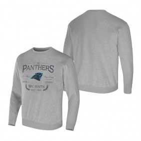 Men's Carolina Panthers NFL x Darius Rucker Collection by Fanatics Heather Gray Pullover Sweatshirt