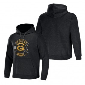 Men's Green Bay Packers NFL x Darius Rucker Collection by Fanatics Heather Charcoal Radar Pullover Hoodie