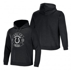 Men's Indianapolis Colts NFL x Darius Rucker Collection by Fanatics Heather Charcoal Radar Pullover Hoodie