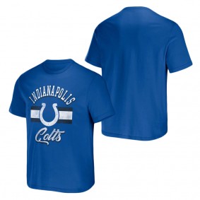 Men's Indianapolis Colts NFL x Darius Rucker Collection by Fanatics Royal Stripe T-Shirt