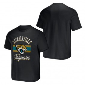 Men's Jacksonville Jaguars NFL x Darius Rucker Collection by Fanatics Black Stripe T-Shirt