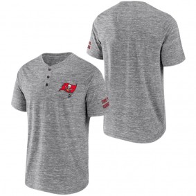 Men's Tampa Bay Buccaneers NFL x Darius Rucker Collection by Fanatics Heathered Gray Slub Henley T-Shirt