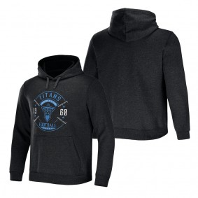 Men's Tennessee Titans NFL x Darius Rucker Collection by Fanatics Heather Charcoal Radar Pullover Hoodie