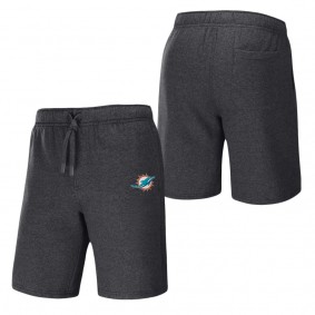 Men's Miami Dolphins NFL x Darius Rucker Collection by Fanatics Heather Charcoal Logo Shorts