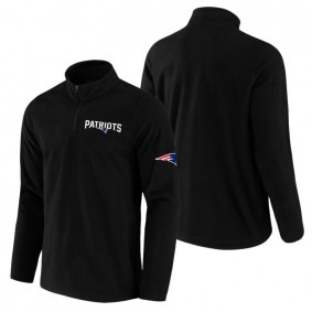 Men's New England Patriots NFL x Darius Rucker Collection by Fanatics Black Polar Fleece Quarter-Zip Jacket