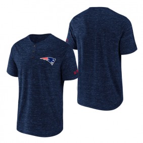 Patriots NFL x Darius Rucker Collection Navy Slub Henley T-Shirt