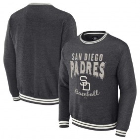 San Diego Padres Darius Rucker Vintage Pullover Sweatshirt Heather Charcoal