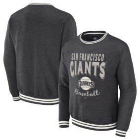 San Francisco Giants Darius Rucker Vintage Pullover Sweatshirt Heather Charcoal